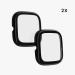kwmobile Cover Set for Huami Amazfit GTS 2 Mini - Tempered Glass and Plastic Frame - Black (2 Pack) - Buy Online on SooperMarket.com