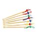 Healeved 12pcs Wooden Ear Pick Natural Cleaner Stainless Steel Cleaner Tools Ear Cleaning Tool Earwax Remover Ear Wax Removal Spoon Bamboo Ear Supply Wax Supply Wooden Ear Cleaner Set