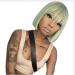 BGHJUE African Wig Green Bob Head Lace Front Human Hair Wigs For Black Women Pre Plucked Hairline Lace Front Wig Brazilian Remy Hair