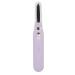 Heated Eyelash Curler Professional Intelligent Electric Heated Eyelash Curler with 3 Temperature Settings Compact Lightweight Thick Curly Slender Beauty for Women (Purple)