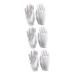 Healeved 54 Pairs Industrial Gloves Moisturizing Gloves Kitchen Gloves Beauty Gloves Large Cotton Gloves for Moisturizing Gloves Working Gloves Safety Work Gloves White Hand