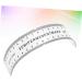 Baluue 2 Pcs Portable Eyebrow Ruler Sourcils Eye Brow Stencil Kit Reusable Brow Ruler Eyebrow Shaping Tool mediumx2pcs Blackx2pcs - Buy Online on SooperMarket.com