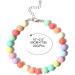Dog Pearl Necklace Colorful Pet Jewelry Adjustable Pet Collar for Mini Breeds Dogs Cats Puppy Kitten - Buy Online on SooperMarket.com