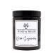 Wilde Seychelles Luxury Aromatherapy Scented Candle in Amber Glass Jar 200g. Handmade in West Yorkshire UK by Wolf & Wilde