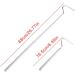 Stainless Steel Snake Hook - Extendable 16.5-68cm - Reptile Catcher Tool for Controlling and Moving Snakes - Buy Online on SooperMarket.com