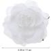 KALLORY Womens Hair Clips Rose Brooch Pin Rose Hair Clip Flower Hairpin Flower Hair Clip Artificial Flower Brooch for Women Party (1 Piece White) Rose Flower Hair Clip Bridal Hair Clip - Buy Online on SooperMarket.com