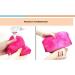 Dajidafu 10 Pieces Face Cleaning Cloth Reusable Washable Replacement Solid Color Hanging Girls Makeup Cosmetic Remover Pad Pink - Buy Online on SooperMarket.com