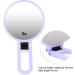 5X Magnifying Makeup Mirror Folding Adjustable Cosmetic Mirror Travel Portable Makeup Mirror (Purple) - Buy Online on SooperMarket.com