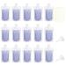 Mulaibdin 15 pieces of travel bottles for filling travel bottles set 100ml squeeze for self -filling Travel Bottles for toiletries travel gadgets aircraft travel container for shampoo shower gel cream