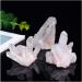 for 50-350g Natural White Crystal Cluster Quartz Crystal Health Reiki Stone Raw Point Specimen Home Decor Raw Crystals Gift Home Decorative Stones (Color : Crystal Cluster Size : 300-350g) - Buy Online on SooperMarket.com