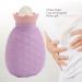 Shop Leak-proof Silicone Hot Water Bottle - Soft Pain Relief for Neck & Shoulder (Purple) | International Shipping - Buy Online on SooperMarket.com
