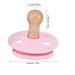 Shop Pink Silicone Baby Pacifier & Teething Ring - Ideal Teething Aid for 6 Months+ - Buy Online on SooperMarket.com