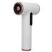 Cordless Hair Dryer 200W Blow Dryer USB Rechargeable Small Hair Blow Dryer Fast Drying Blow Dryer with Nozzle for Camping Beaches Home Travel 15000mAh (US)