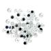ccHuDE 100 Pcs Sew On Googly Wiggle Eyes Buttons Eyes for DIY Crafts Scrapbooking Sewing 12mm