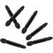 FOYTOKI 100 Pcs Makeup Eyeshadow Brush Eyeshadow Double Sided Eyeshadow Brush Kit Black - Buy Online on SooperMarket.com