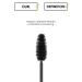 Sante Mademoiselle Sensitive Mascara 01 Black - Vegan Volume & Length Perfume Free for Sensitive Eyes - 12ml - Buy Online on SooperMarket.com