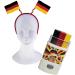 Germany Fan Football Headband with Flags & Make-up Pencil | Women's EM World Cup Gear - Buy Online on SooperMarket.com