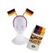 Football Clothes Headband Germany Fan Headband with 2 Flags with Make-up Pencil Germany EM World Cup Women Football Fan Make-up