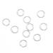 Pack of 20 Silver Circle Hair Clips for French Braids & Punk Styles - Hand Cross Shell Leaf and Ring Designs - Buy Online on SooperMarket.com