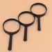 75mm Black Portable Magnifying Glass Magnifier for Reading Practical - Buy Online on SooperMarket.com