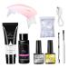 Polygel nail kit polynail gel kit starter nail extension kit beginner set nail art tools set of faster kit 8 pieces pgp002-all-in-one French nail kit salon diy at home pgp002.PGP002.