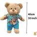 Hawaii Teddy Bear Outfit - 16 /40cm - Clothes for Teddy Bear - BEAR NOT INCLUDED - Buy Online on SooperMarket.com