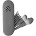 Teksome Makeup Brush Set | Face Eye Eyeshadow Brush Set - Foundation Brush Make up Brushes Set with Storage Bag for Women and Girls grey - Buy Online on SooperMarket.com