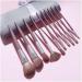 DFHBFG Makeup Brush Set - 10 Soft Hair Brushes for Blush Powder & Foundation | Universal Long Pole Design - Buy Online on SooperMarket.com
