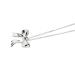 Oralgos Elegant butterfly necklace loop pendant necklace adjustable chain choker handmade collarbone chain gifts for women silver