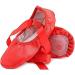 WENDYWU Girls Ballet Dance Shoes Purple Flat Slipper with Ribbon - Size 3 Big Kid (Red) - Buy Online on SooperMarket.com