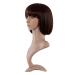 MapofBeauty 30cm Short Straight Wig for Women - Dark Brown - Shop Internationally - Buy Online on SooperMarket.com