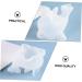STOBOK 1pc Dolphin Mold 3D Animal Silicone Molds Dolphin Ornament Hand Mold Animal Cake Baking Moulds Ice Cream Mold Decor Epoxy Dolphin Shape Mold Clay White Silica Gel Desktop - Buy Online on SooperMarket.com