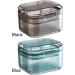 Three Layers Denture Box with Strainer Denture Box for Soaking Dentures and Storage Mouthguards Clear Dentures Braces Case for Daily Travel Cleaning(Blue) - Buy Online on SooperMarket.com