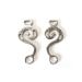 PS Horse Articles 1 Pair Hackamore Baroque Shanks - Silver Decorated
