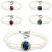 RayMinsino Pet Double Row Pearly Rhinestone Collar for Cats and Dogs Adjustable Necklace for Elegant Jeweled Dog Neck Collar Accessories XS Blue - Buy Online on SooperMarket.com