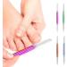 Glass Cuticle Pusher Professional Manicure Stick Nail Cuticle Remover Tools Rosy Glass Cuticle Pusher Manicure Sticks Cuticle Remover Tool Nail Scraper Nail Cleaner Pusher Nail Polish Peeler - Buy Online on SooperMarket.com