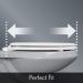 MAYFAIR 1843SLOW 000 Lannon Elongated Toilet Seat with Slow Close and Never Loosen Feature - Durable White Enameled Wood - 1 Pack - Buy Online on SooperMarket.com