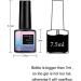 Colour Changing UV Gel Nail Polish Black - 7.5 ml Temperature Colour Changing Gel Nail Polish Soak Off UV LED Nail Art Gel Polish - Purple Pink (17) - Buy Online on SooperMarket.com