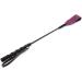 18-Piece Gold and Purple Riding Crop Set | Genuine Leather Jump Bat Top | Black Faux Handle - Buy Online on SooperMarket.com