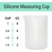 250ml Silicone Measuring Cups Set - Nonstick & Reusable for Epoxy Resin, Casting, Jewelry Making - Gartful 4 PCS - Buy Online on SooperMarket.com