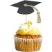 Knadgbft 48PCS 2023 Year Gold Graduation Cupcake Toppers 2023 Graduation Decorations Food Decor/Graduation Grad Cap Party/Mini Cake Decor Insert - Buy Online on SooperMarket.com