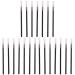 FRCOLOR 300 Pcs Fine Eyeliner Brush Eyeliner Liquid Brush Small Eyeliner Brush Eyeliner Smudge Brush Fine Line Brush Liquid White Eyeliner Gold Eyeliner Cosmetics Brush Eyebrow Line Lips 10.2x0.3cmx3pcs Orangex3pcs