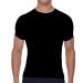 SMATSTYLE compression shirt short arm men sport t-shirt compression training shirt elastic short-sleeved quick-drying functional shirt breathable running shirt s black