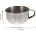 Beavorty 3 Pcs Stainless Steel Shaving Soap Bowl Set - Premium Man's Shaving Cream Cup for Smooth Shaves | International Shipping Available - Buy Online on SooperMarket.com