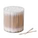 200 Counts Cotton Swabs Natural Double Tipped Organic Buds Cruelty Free Cotton Buds E02