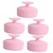 Beavorty 5pcs Makeup Brush Cleaning Box makeup brush cleaner machine makeup brush dry sponge makeup brush cleaner brush bowl brush cleaning mat carpet foldable Silica gel