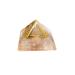 crystalmiracle Rose Quartz Orgonite 21 Mm Small Pyramid Crystal Healing Reiki Feng Shui Gift Love Energy Handcrafted