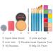VERONNI 6PCS SFX Makeup Kit - Halloween Face Body Paint Oil with Special Effects Wound Scar Wax, Fake Scab Blood, Brushes, Sponge - Buy Online on SooperMarket.com