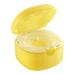 Pacifier holder - bag for pacifier dustproof easy to clean container for pacifier keeps the pacifier clean jomewory yellow