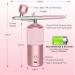 Closer Airbrush Set - Handheld Airbrush Compressor Pink Metal for Nail Art Cosmetics Cake Decorating - Buy Online on SooperMarket.com